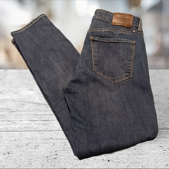 Lucky brand jeans haydon crop style size 26 / 2 - Picture 2 of 10